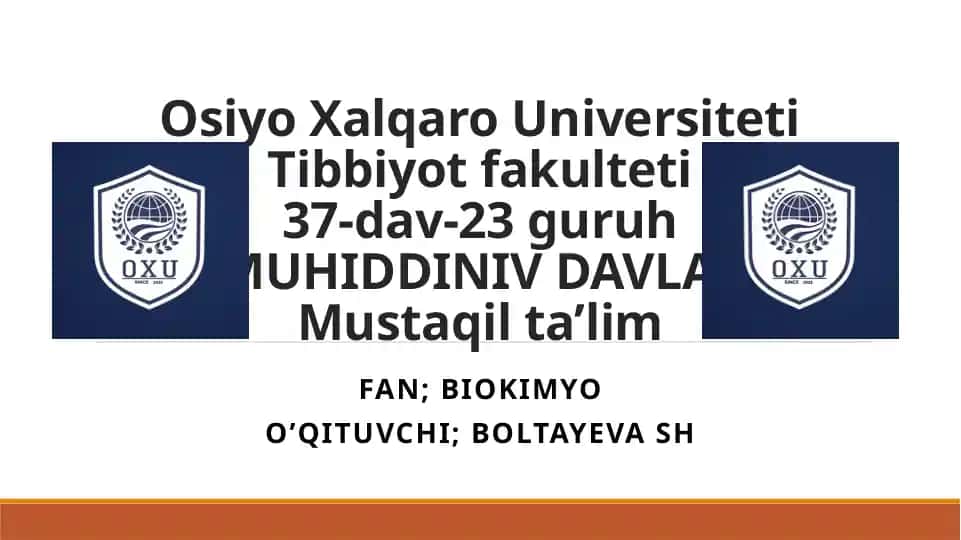 METABOLIK SINDROM KELIB CHIQISH SABABLARI VA UNING ASOSLARI ASORATLARI
