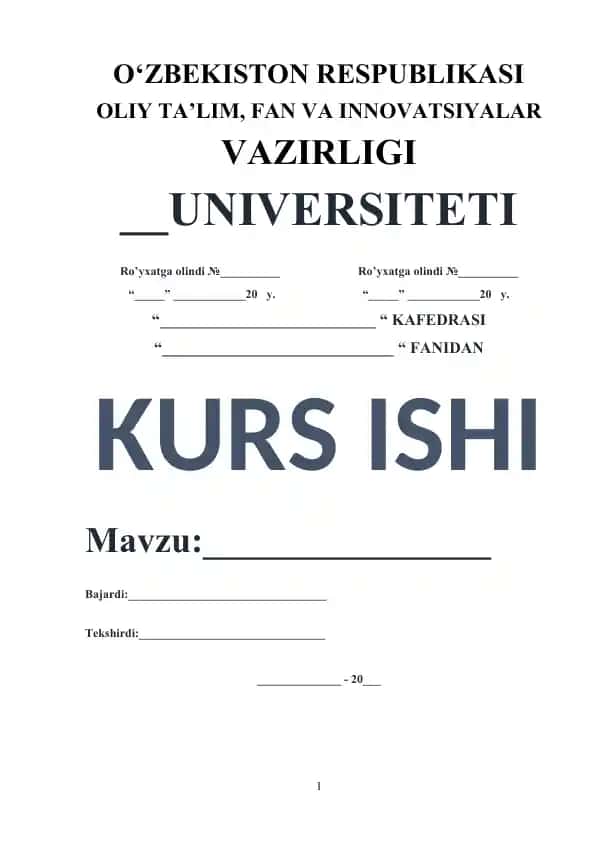 Kurs ishi "Communicative types of sentences"