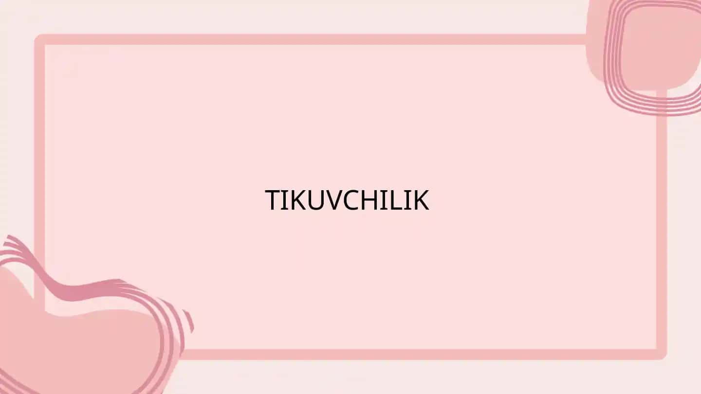 Tikuvchilik