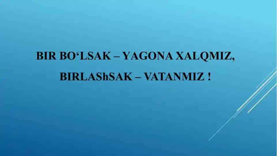 Yangi O'zbekiston