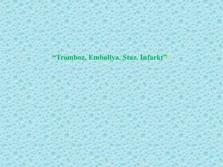 Tromboz