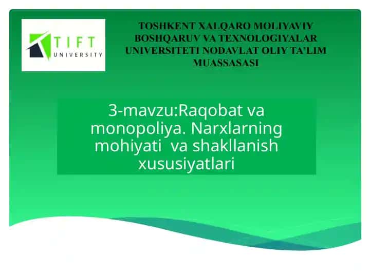Raqobat vamonopoliya
