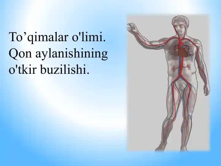 To’qimalaro'limi.Qonaylanishiningo'tkirbuzilishi