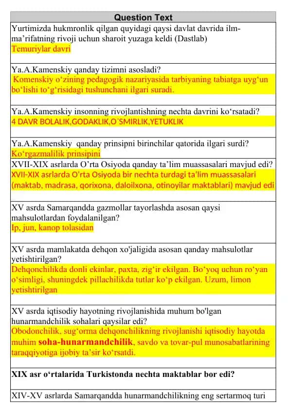 Ya.A.Kamenskiy pedagogik nazariyasi
