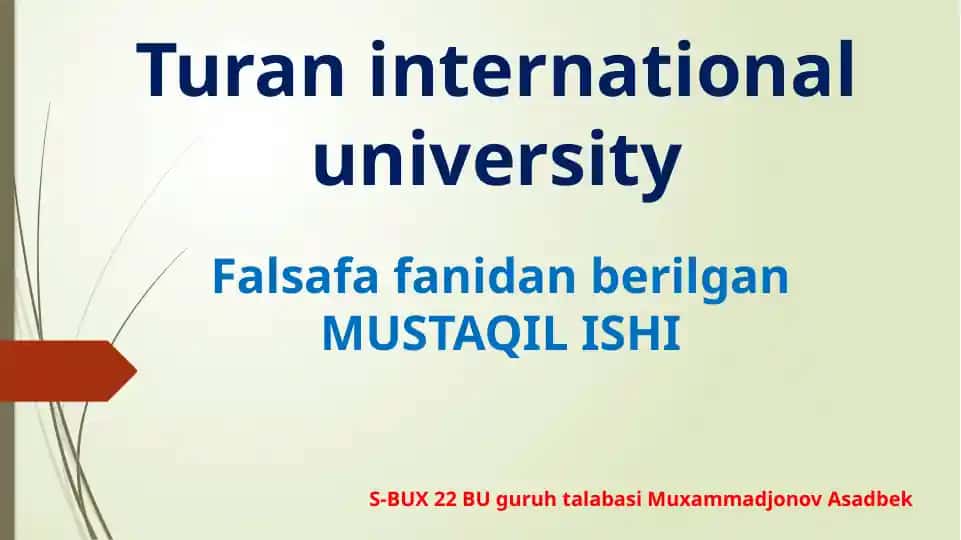 Tafakkur – mantiq ilmining o‘rganish ob’ekti