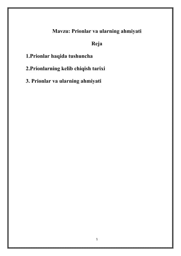 Prionlar