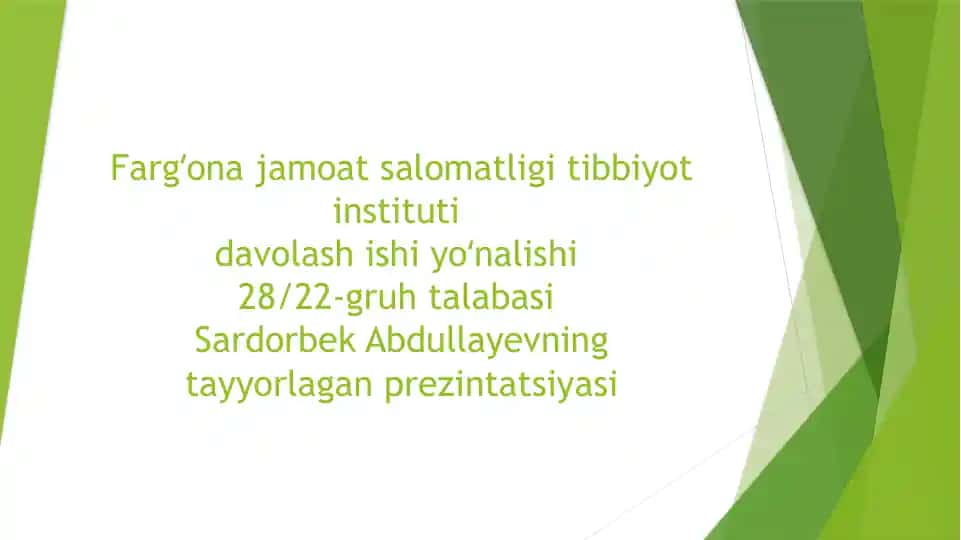 Terining umumiy tuzilishi