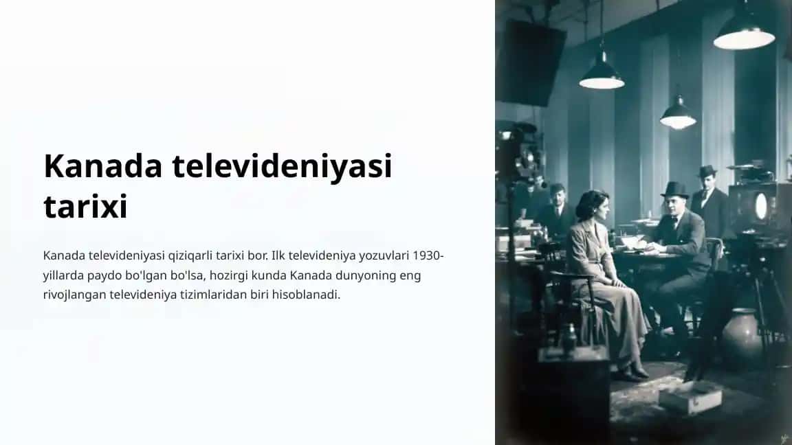 Kanada televideniyasi tarixi