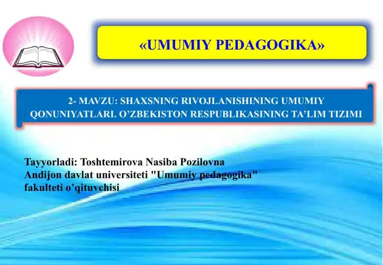 UMUMIYPEDAGOGIKA