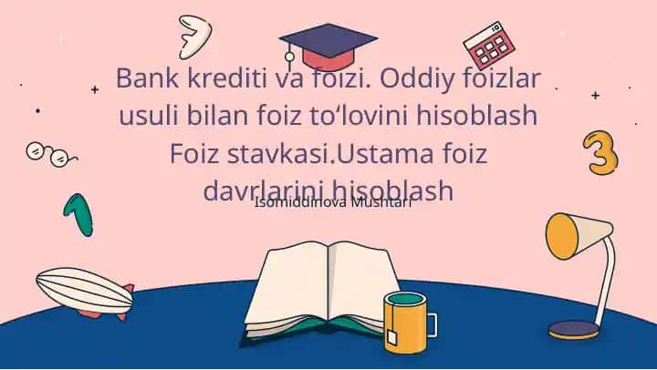 Bank krediti va foizi