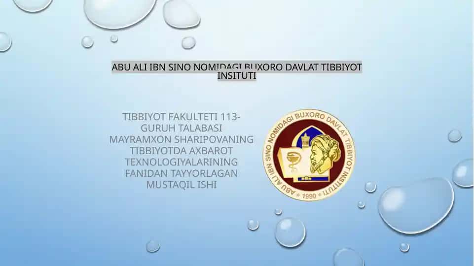 Abu Ali Ibn Sino nomidagi Buxoro Davlat Tibbiyot Instituti
