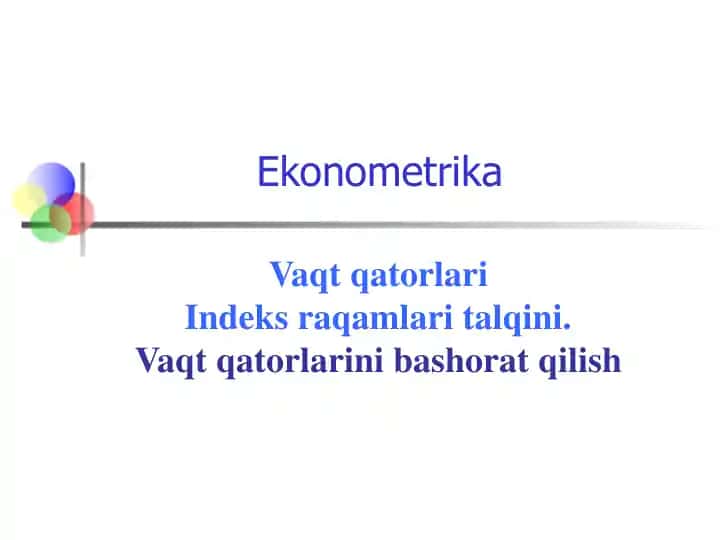 Ekonometrika