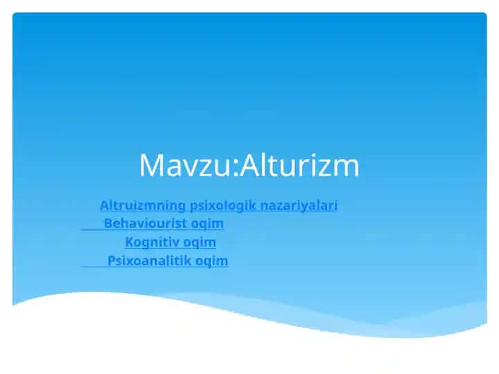 Altruizmning psixologik nazariyalari