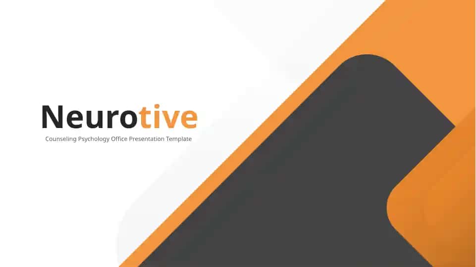 Neurotive Counseling Psychology Office Presentation Template