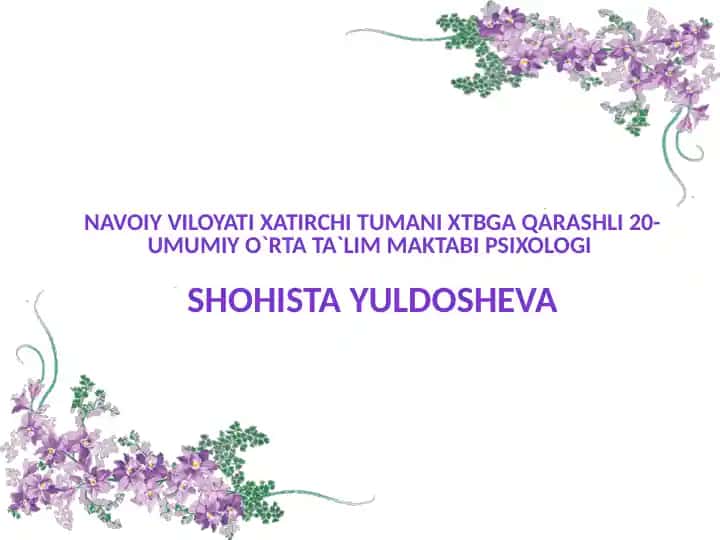 O`yin bilan davolanamiz
