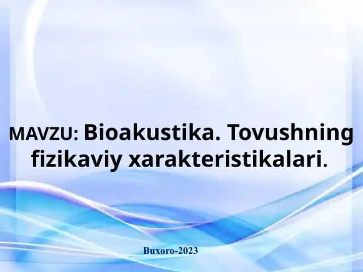Bioakustika