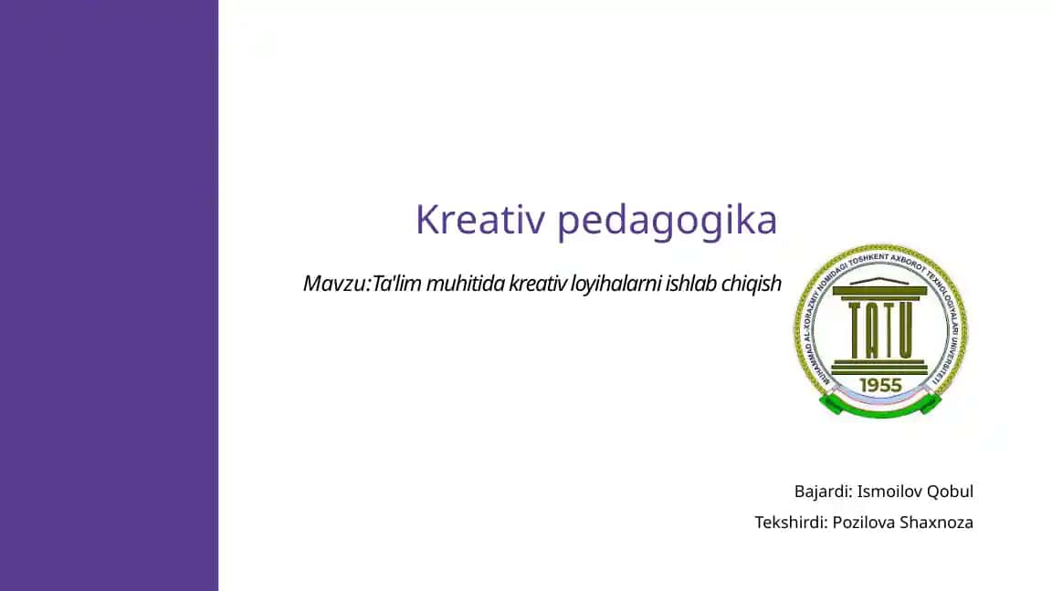 Kreativ pedagogika