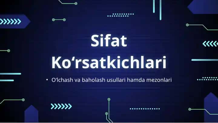 O‘lchash va baholash usullari hamda mezonlari