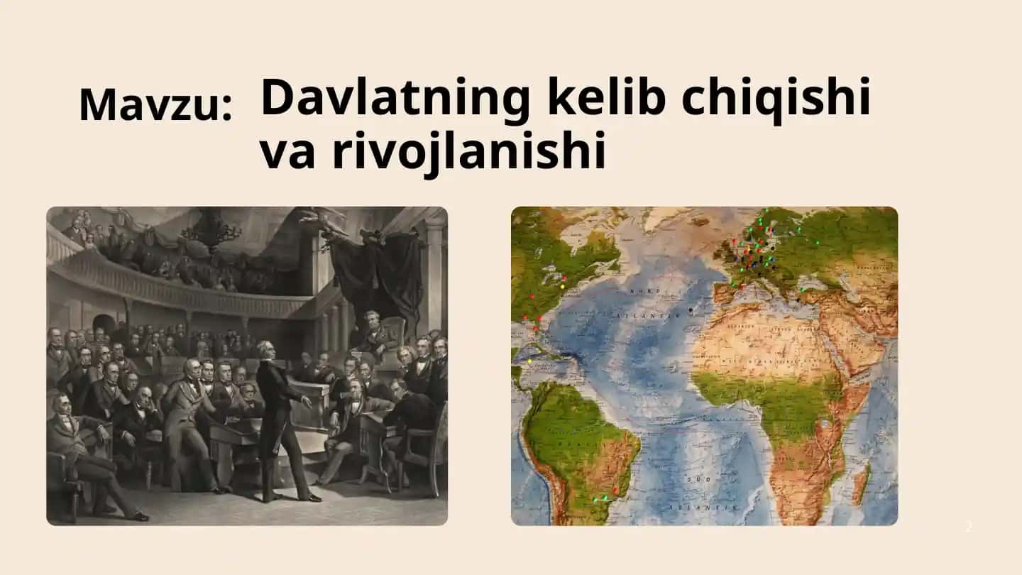 Davlatning kelib chiqishi va rivojlanishi