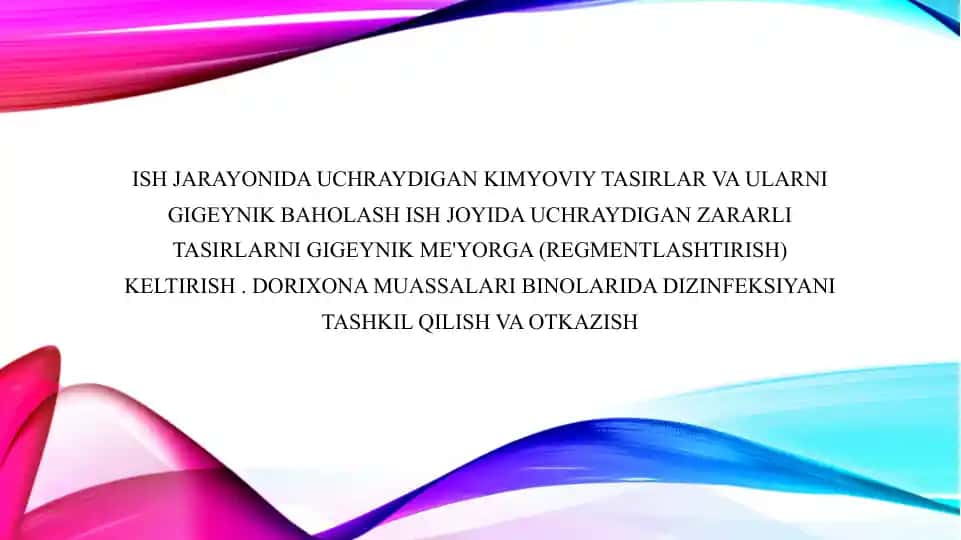 Kimyoviy ta'sirli moddalar