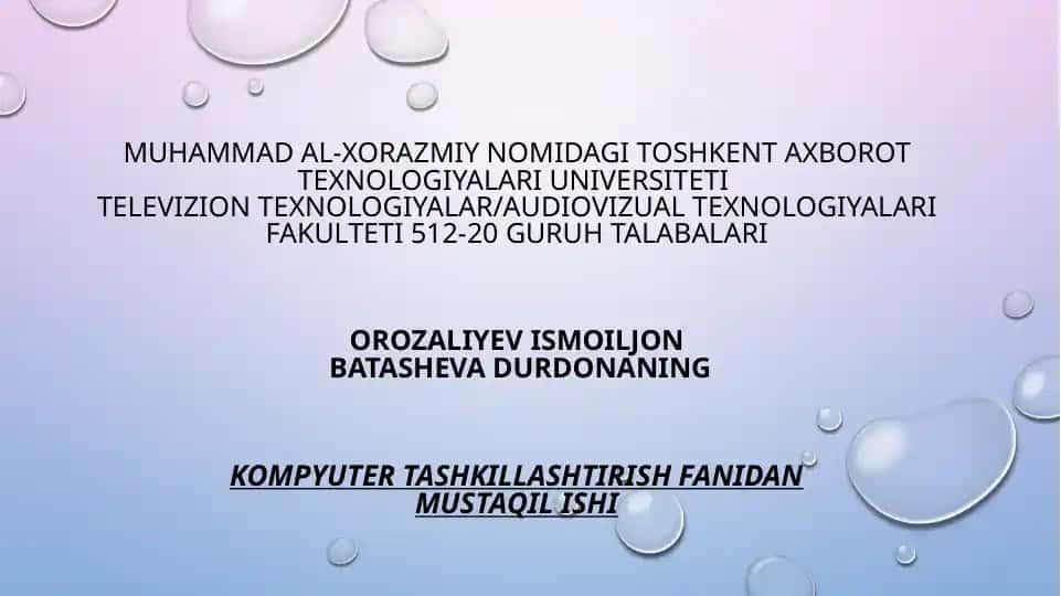 Buyruqlar tizimi arxitekturasi