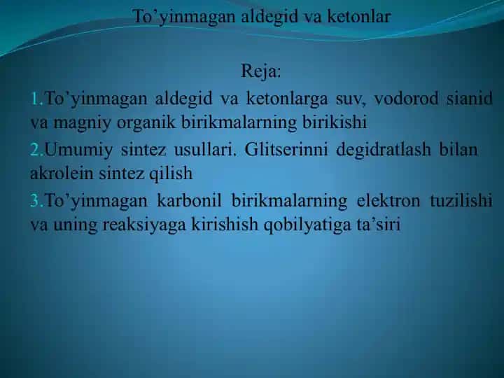 Akrolein (propenal)