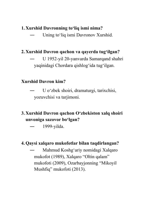 Xurshid Davron