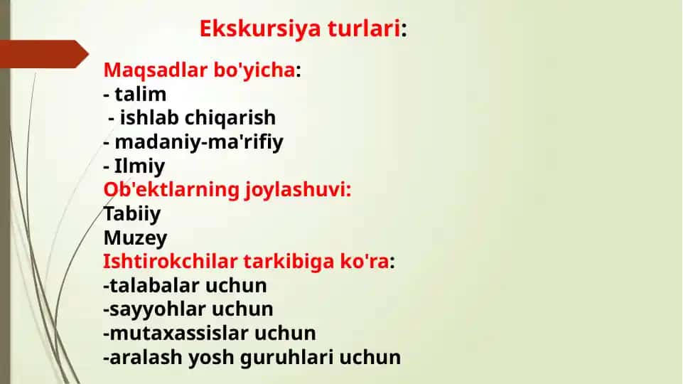 Ekskursiyatlar