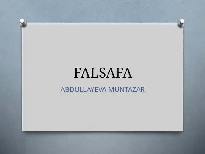 Falsafa