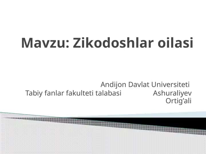 Zirkdoshlar oilasi