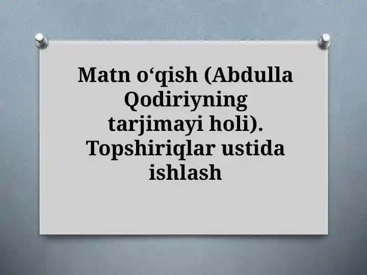 Abdulla Qodiriyning tarjimayi holi