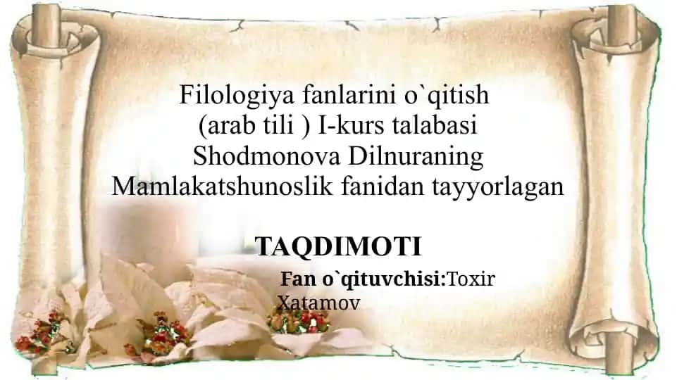 Eron Islom Respublikasi tarixi taqdimoti