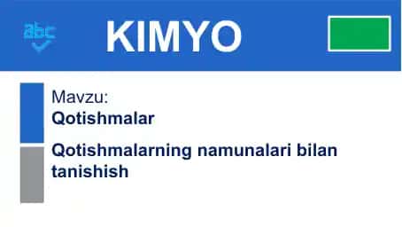 Qotishmalar