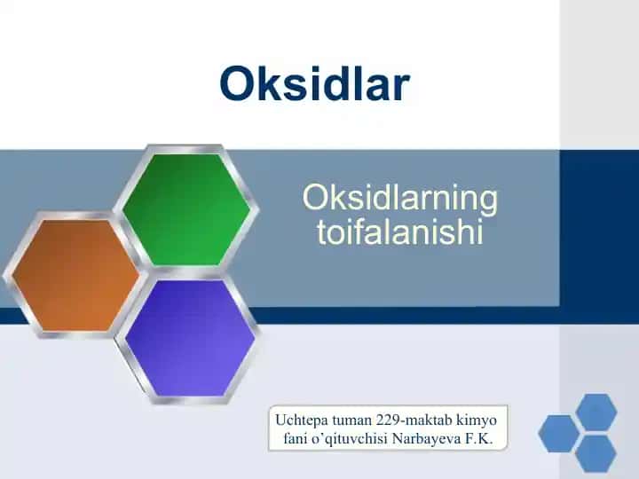 Oksidlar