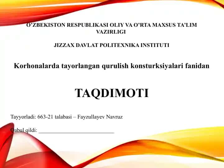 Temir-beton konstruksiyalarini chegaraviy holat bo‘yicha hisoblash usullari
