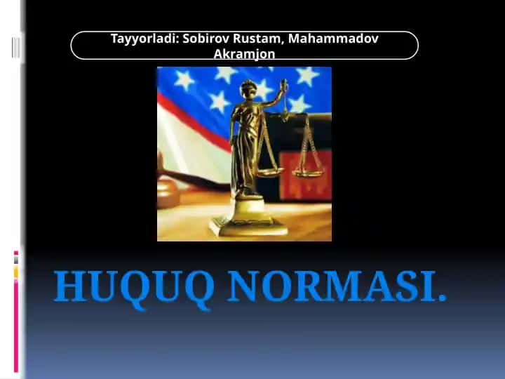 Huquq Normasi