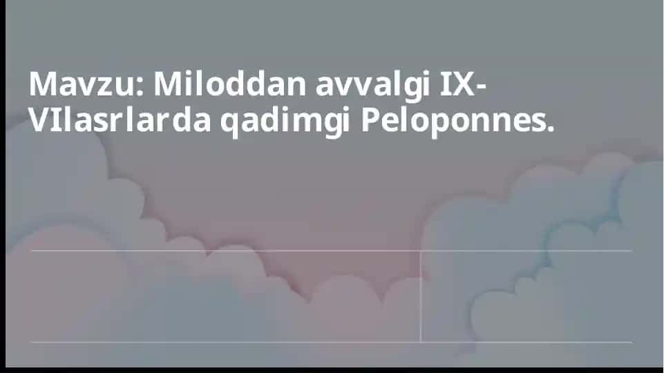 Sparta davlati haqida ma'lumotlar