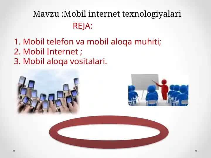 Mobil telefon va mobil aloqa muhiti
