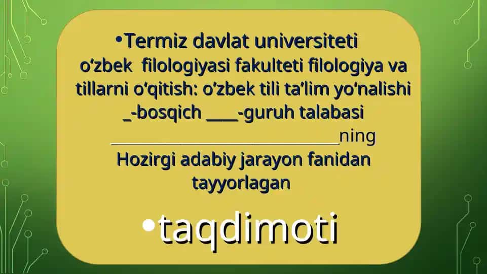 Normurod Norqobilovning qissalari tahlili