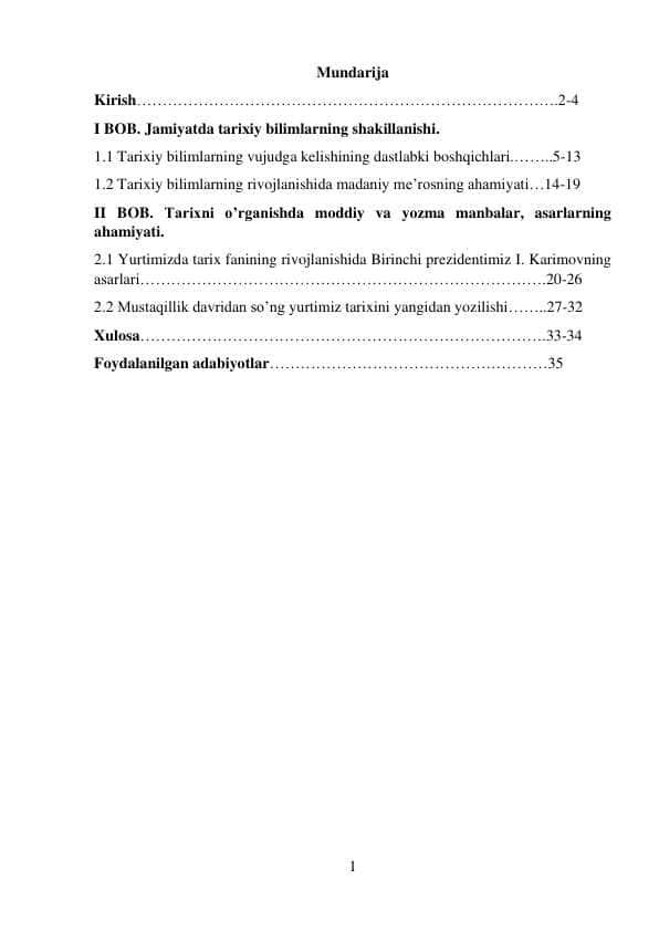 Jamiyatda Tarixiy Bilimlarning Shakillanishi