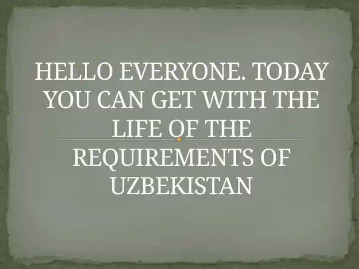 Educational System in Uzbekistan