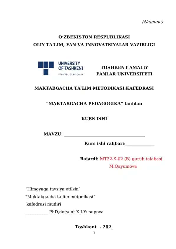 Tashkilotning strategik dasturi va rivojlanish rejasini ishlab chiqish