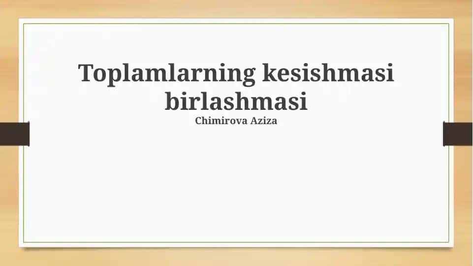 Kesishmalar Birlashmasi