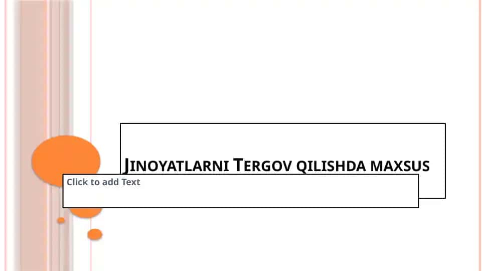 Jinoyatlarni Tergovqilishda Maxsus Bilimlardan Foydalanish Taktikasi