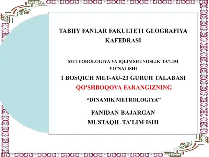 Bernulli tenglamasi
