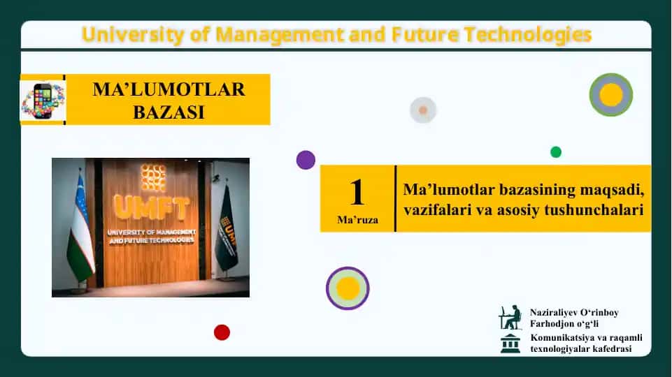University of Management and Future Technologies
