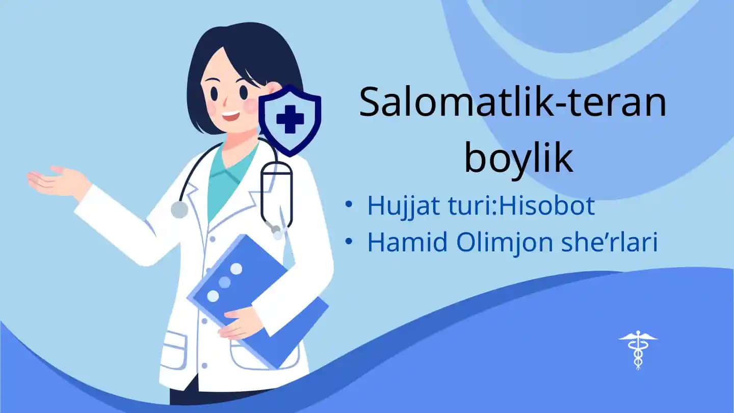Salomatlik-teran boylik