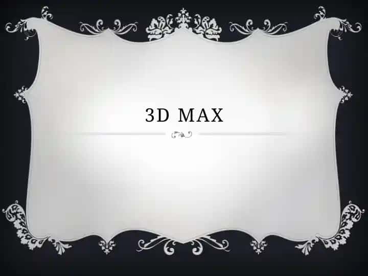 3d MAX