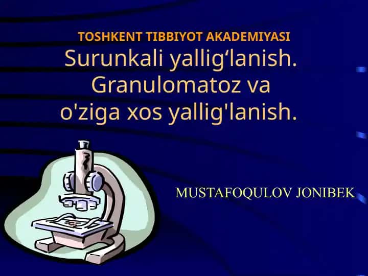 TOSHKENT TIBBIYOT AKADEMIYASI