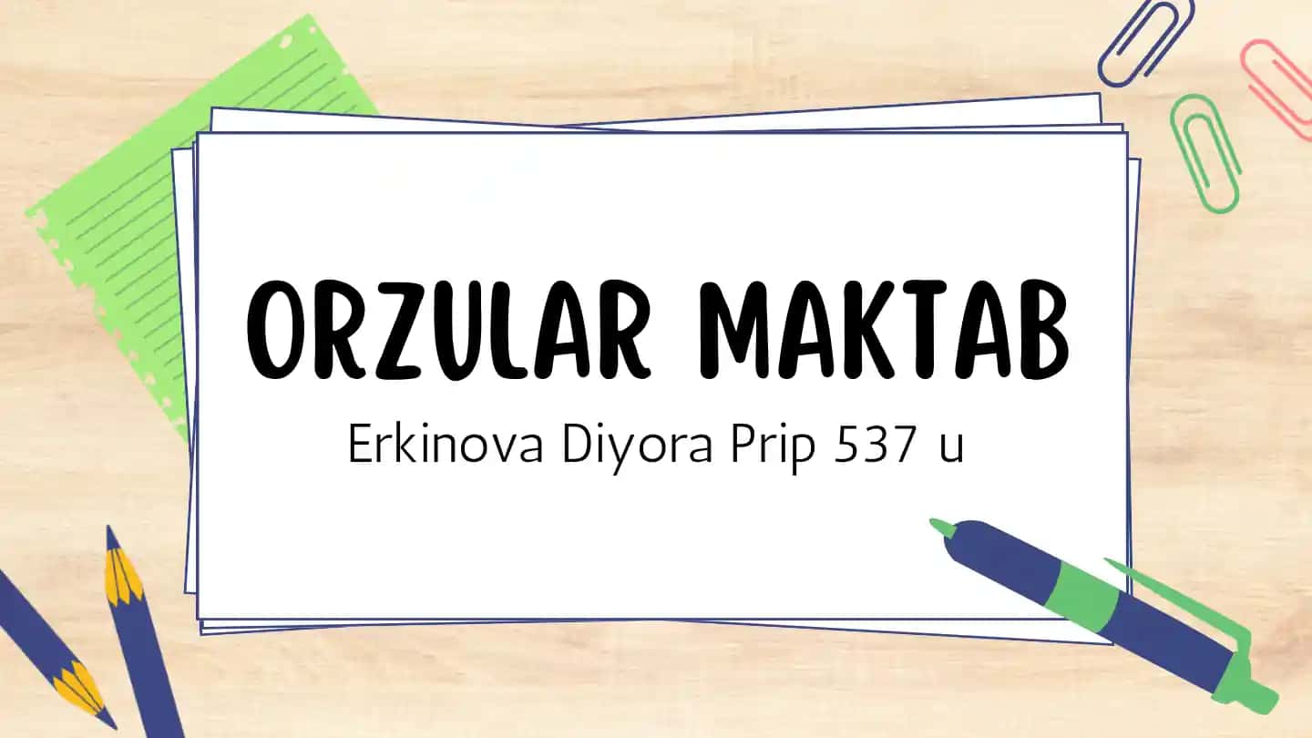 Orzular Maktab